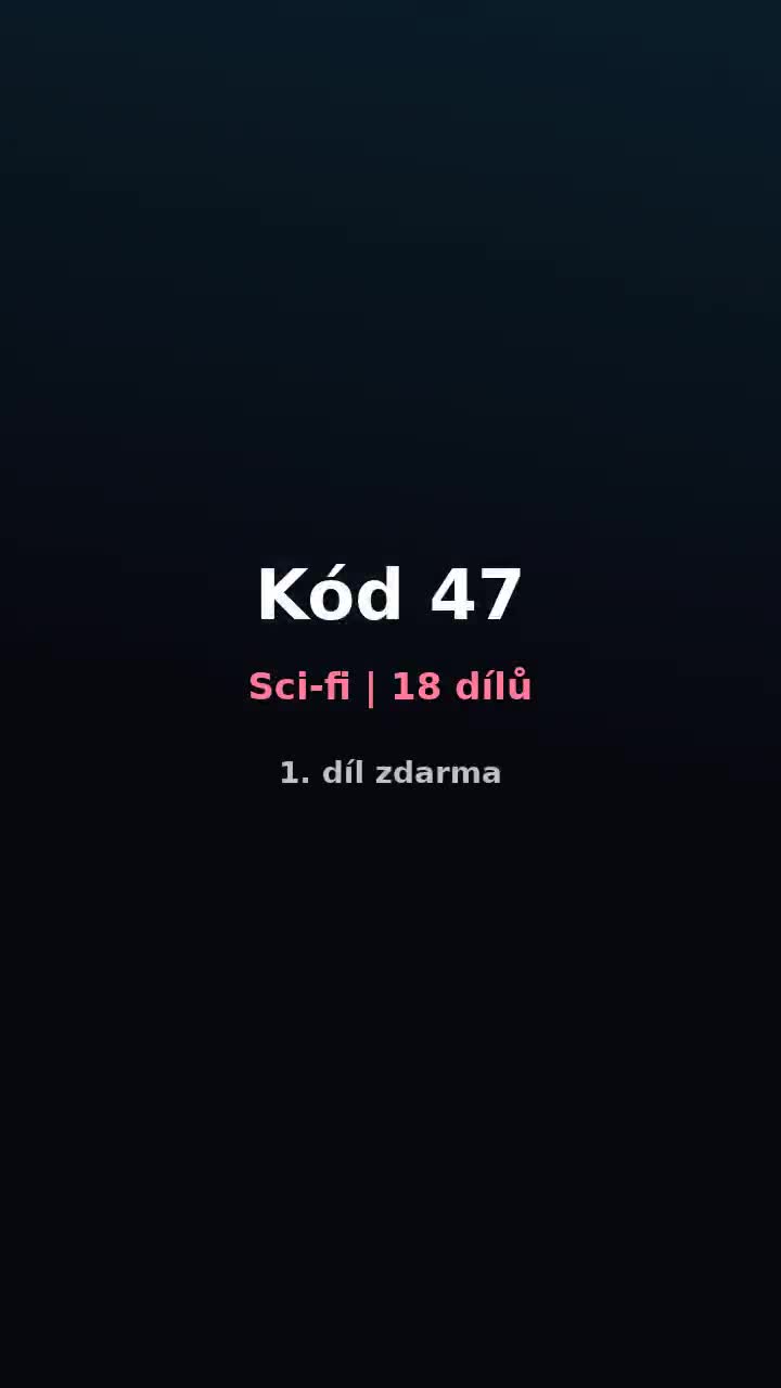 Plakát seriálu Kód 47
