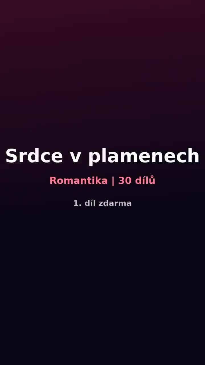 Plakát seriálu Srdce v plamenech